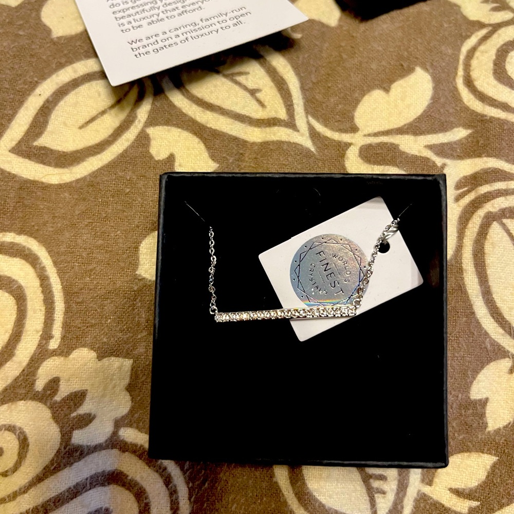 Silver Necklace with Intricate Design